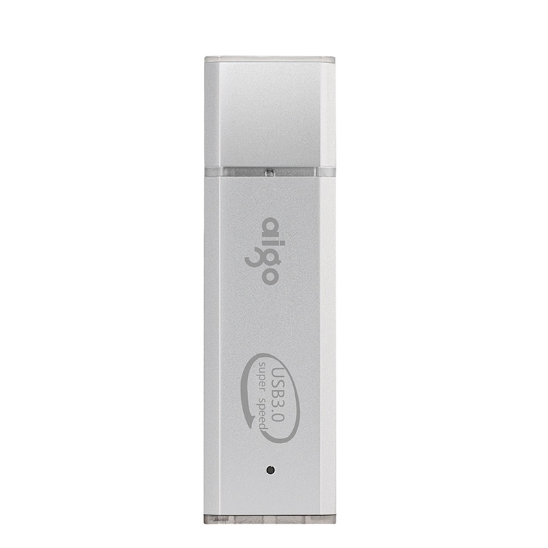 爱国者(aigo)U320 128GB USB3.0 U盘 经典款 银色(单位:个)