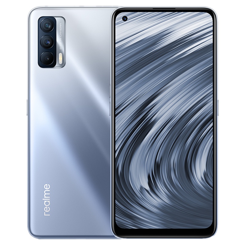 [二手95新]realme 真我V15 5G手机 8+128G 新月银 安卓 手机「官方在保,送原装配件」