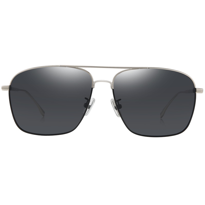 帕森（PARZIN）偏光太阳镜 男士金属镜框司机开车驾驶镜潮墨镜 8174