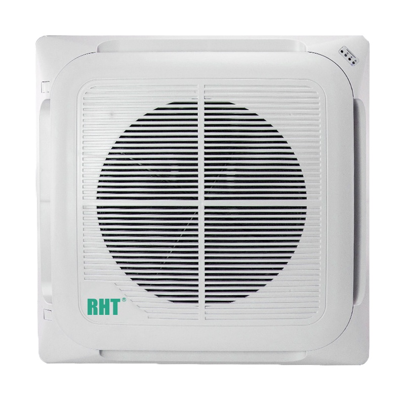 信山(RHT)商用家用空气净化器天花机除醛除尘净化空气RH490C 白色