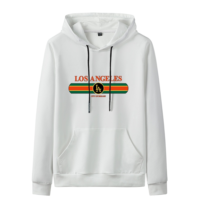 俞兆林(YUZHAOLIN)春秋男士潮流字母连帽套头卫衣港风ins宽松上衣时尚百搭长袖