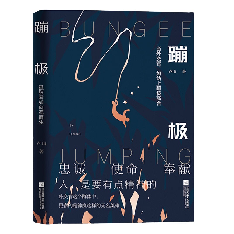 蹦极 卢山著 当上外交官如站上蹦极高台 赵立坚阅读 现当代文学外交小说爱国教育