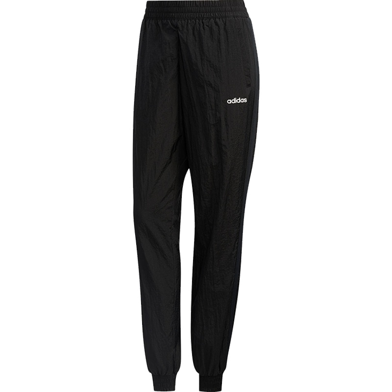 Adidas阿迪达斯女子松紧针梭织收脚休闲运动长裤