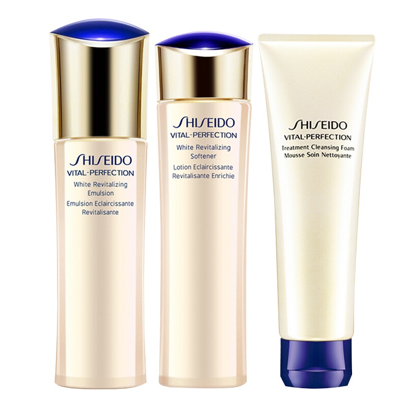 Shiseido/资生堂 悦薇珀翡紧颜亮肤水乳液 保湿水乳套装 面部护肤套装礼盒温和滋润洗面奶 洁面+滋润水乳套装