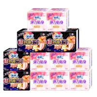 苏菲纤巧棉柔8包日用230+2包超熟睡夜用290+2包420卫生巾12包套装58片2x0316+2x6386
