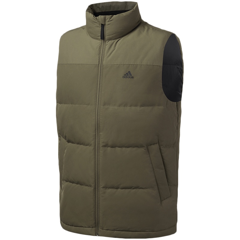 【自营】阿迪达斯男服羽绒马夹马甲背心保暖休闲运动服EH4000