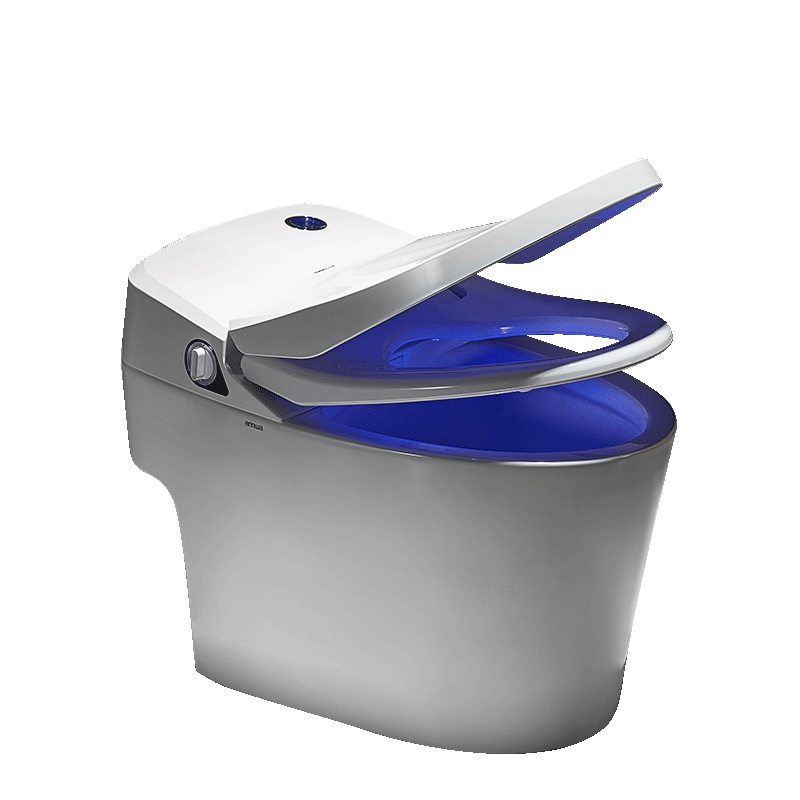 安华卫浴(ANNWA)智能马桶一体机座便器液晶显示即热式自动冲洗烘干坐便器 男士冲水电动马桶