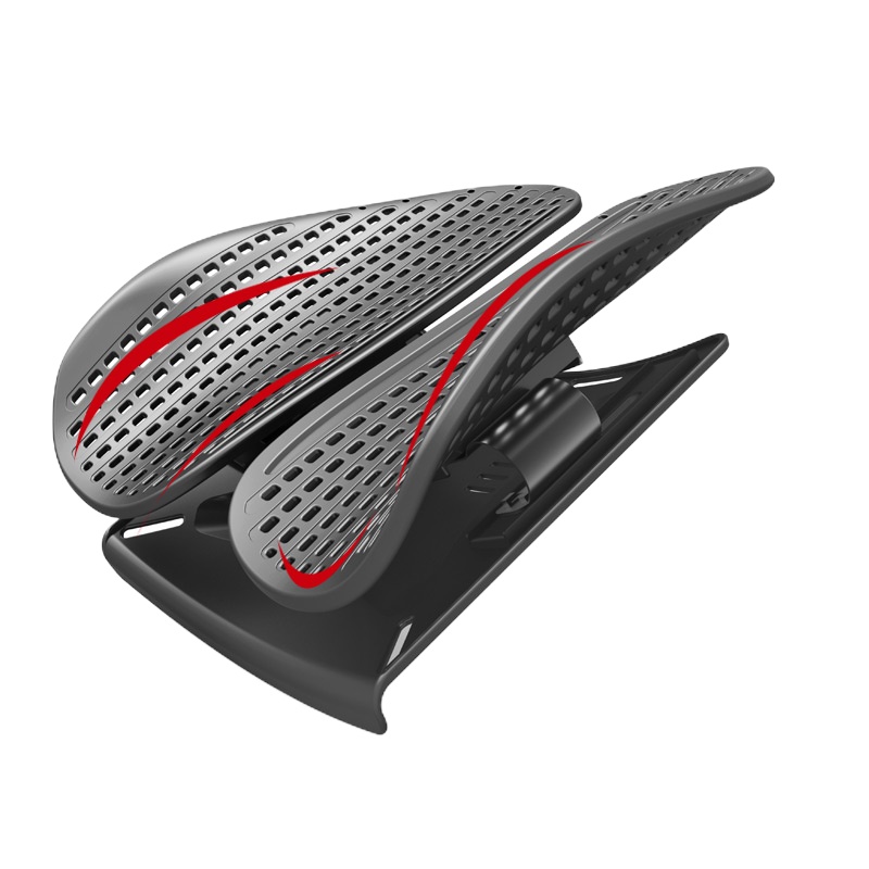 倍逸舒 EBK-标准版 汽车腰靠办公腰垫 人体工学专利办公室座椅靠背垫护腰腰靠 黑色标准版 bd