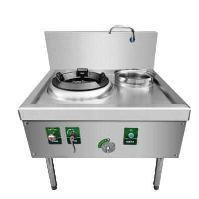 乐创 (lecon) 商用厨房单头单尾小炒灶lc-j-cz400