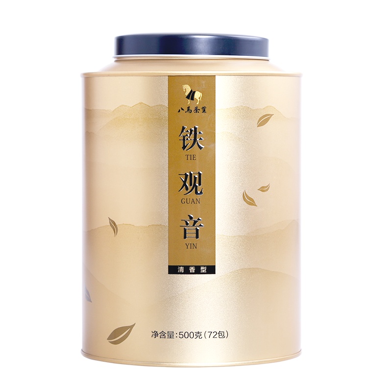 八马茶叶 正宗安溪原产铁观音清香型铁观音茶叶乌龙茶大罐装500g