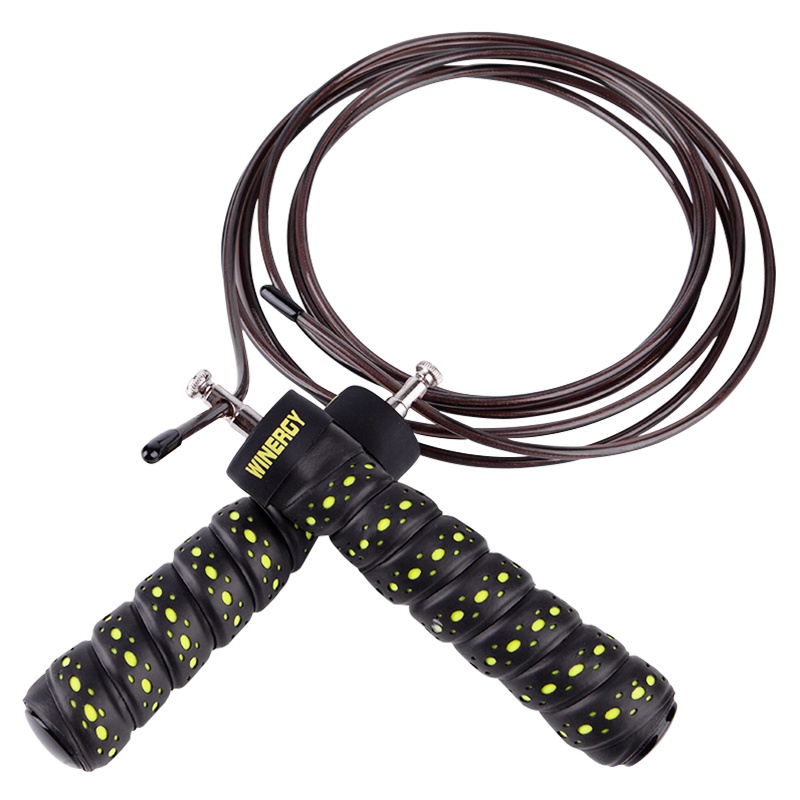 威耐尔(Winergy)轴承竞速钢丝跳绳专业健美中考运动健身绳成人可调节长短3M