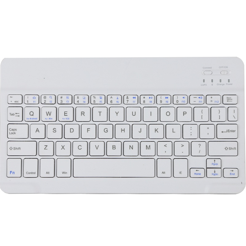 魔蝎手(mogegame) BK69蓝牙键盘 时尚轻薄易携蓝牙台式机笔记本电脑家用游戏商务办公键盘白色