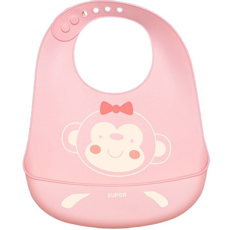 苏泊尔(SUPOR)婴童硅胶围兜皮皮猴