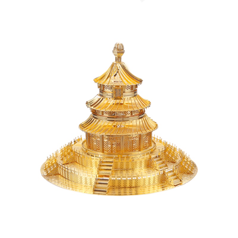 拼酷 天坛 3D立体拼图 金