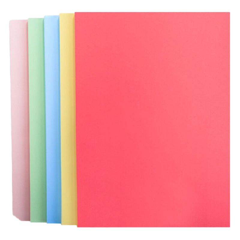 晨光(M&G) APYVPB01 复印纸 打印纸 彩色手工折纸 儿童剪纸A4 80g 100张/包 2包装浅红