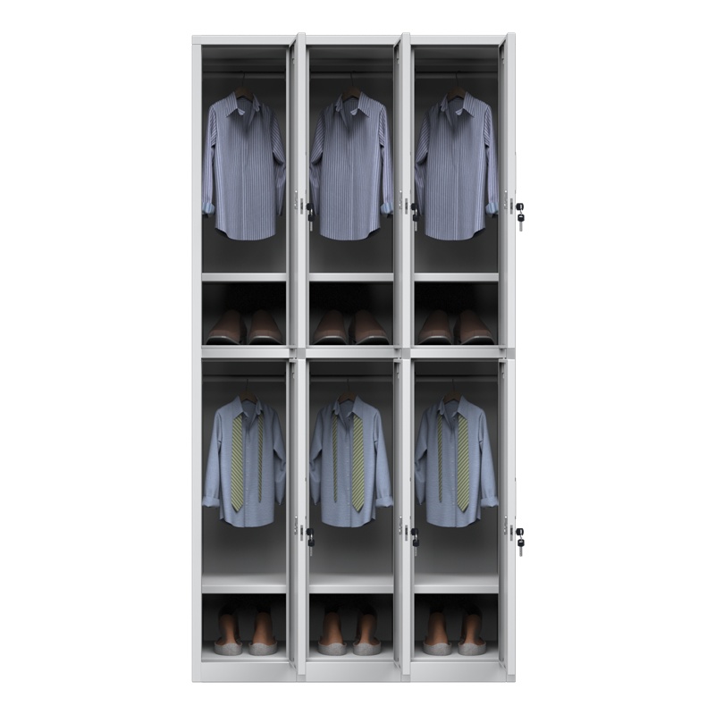 永格办公室铁皮文件柜凭证抽屉资料柜档案员工更衣柜带锁矮柜储物柜子