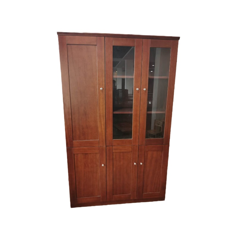 楚昌三门书柜木皮资料柜档案柜JCJJ-SG01规格1200*400*2000