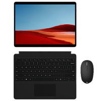 [原装黑键盘+鼠标]微软(Microsoft)Surface ProX SQ2 增强版 13英寸二合一平板电脑笔记本2.8K高色域 4G LTE版 典雅黑/亮铂金 16G+256G