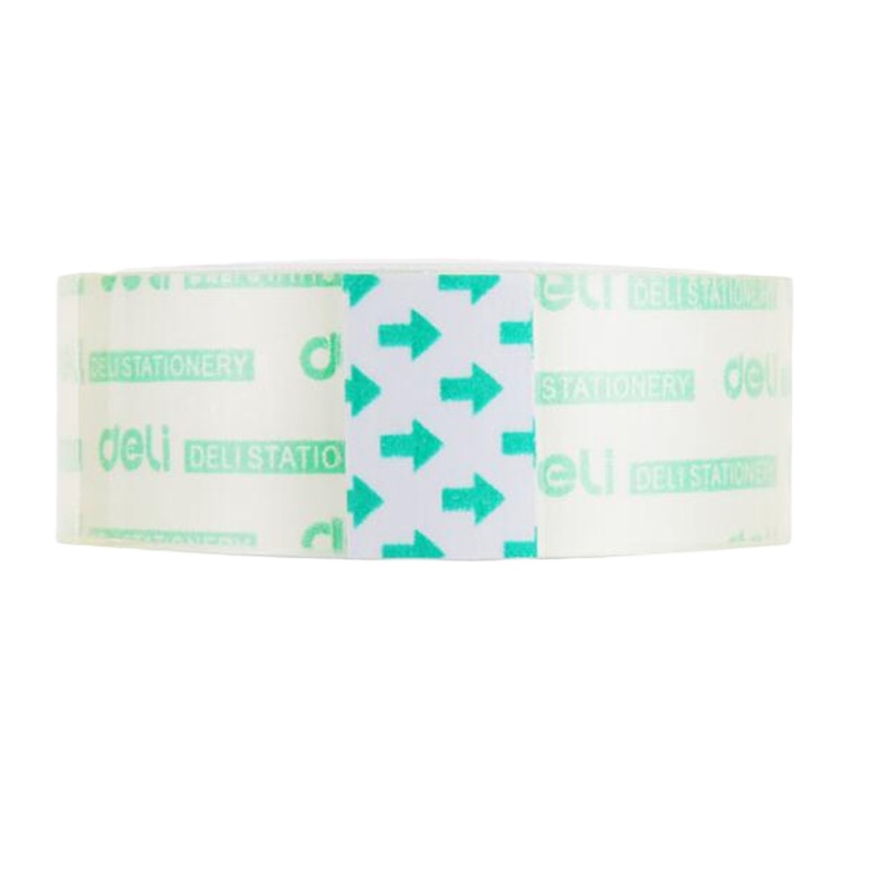 得力(deli) YC 30065 透明文具胶带 18mm*30y) 8卷/筒装