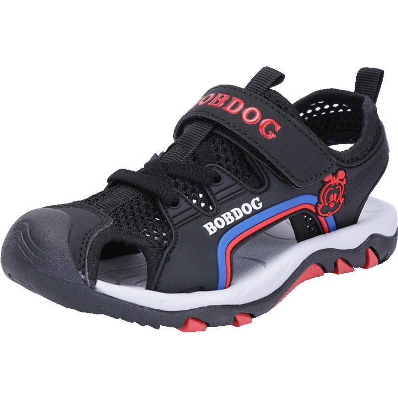 巴布豆男童凉鞋夏季2019韩版包头中大童儿童鞋子沙滩鞋