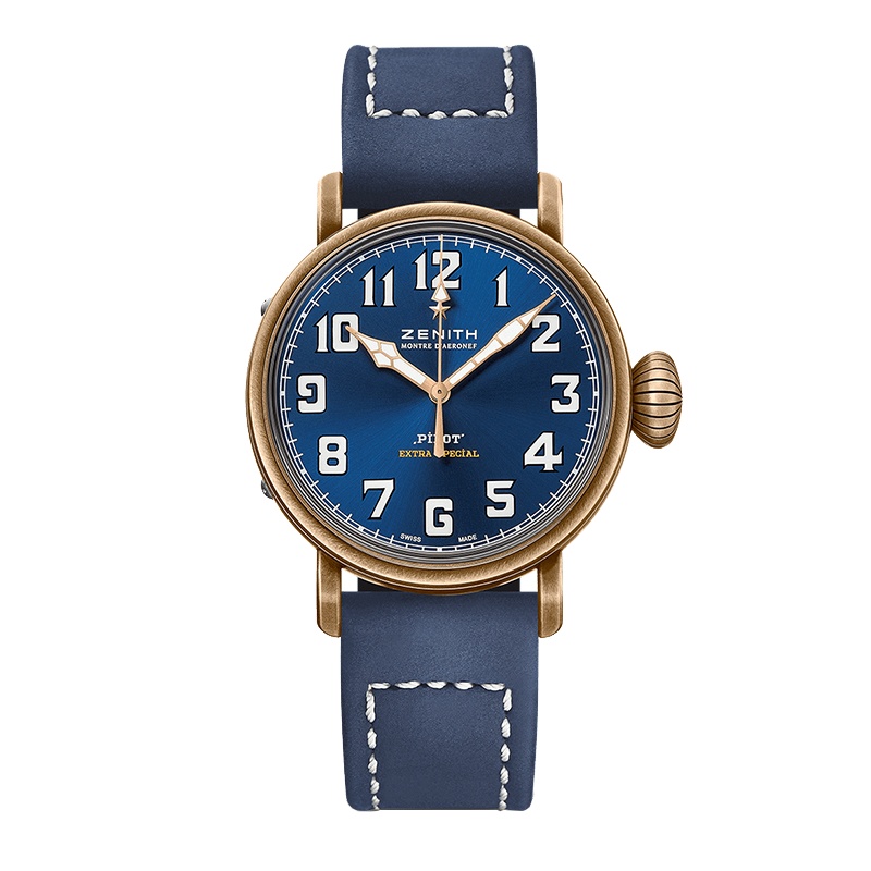 Zenith真力时PILOT飞行员系列青铜自动机械男士手表29.1940.679/57.C808