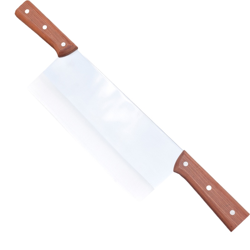 AOSMA JH 双把刀 切阿胶糕双把刀 阿胶刀 切牛轧切刀 双柄刀 剁馅专用刀 300mm*110mm*540mm