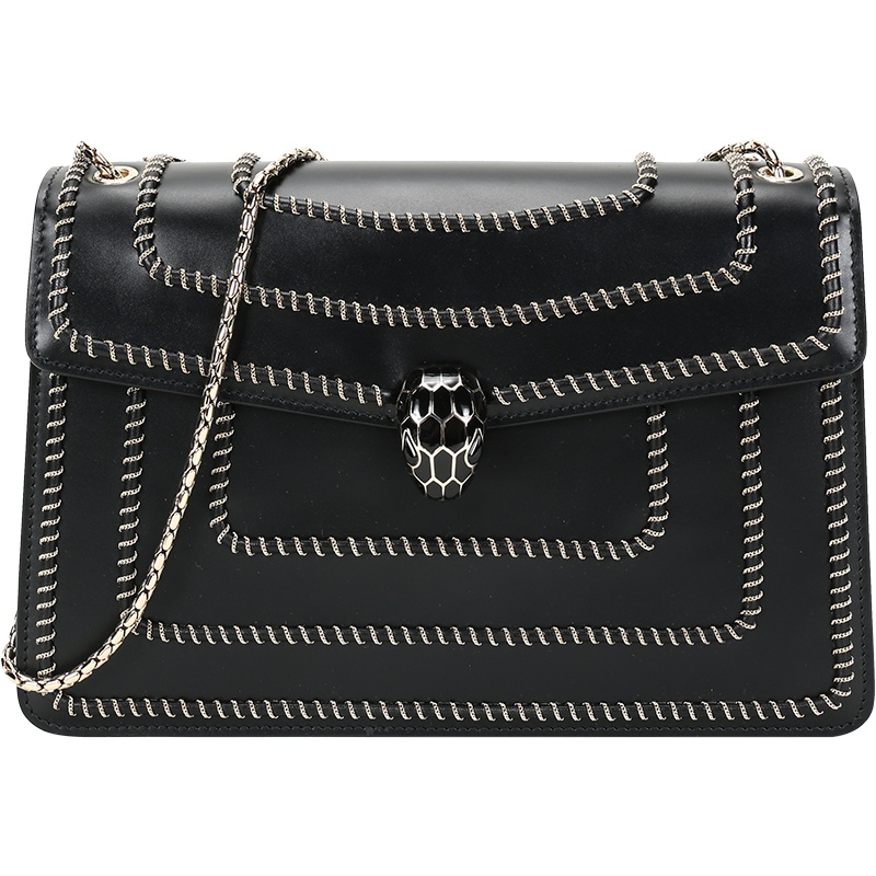 BVLGARI 宝格丽 女士 SERPENTI FOREVER系列牛皮手提单肩包链条包 287458