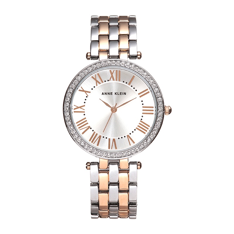 安妮克莱因（ANNE KLEIN）摩登复古系列时尚休闲简约复古石英女士手表AK/2231SVRT