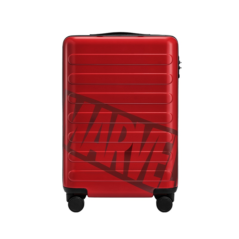 90分漫威联名PC万向轮男女学生密码箱拉杆箱旅行箱20寸静音登机箱(红色)