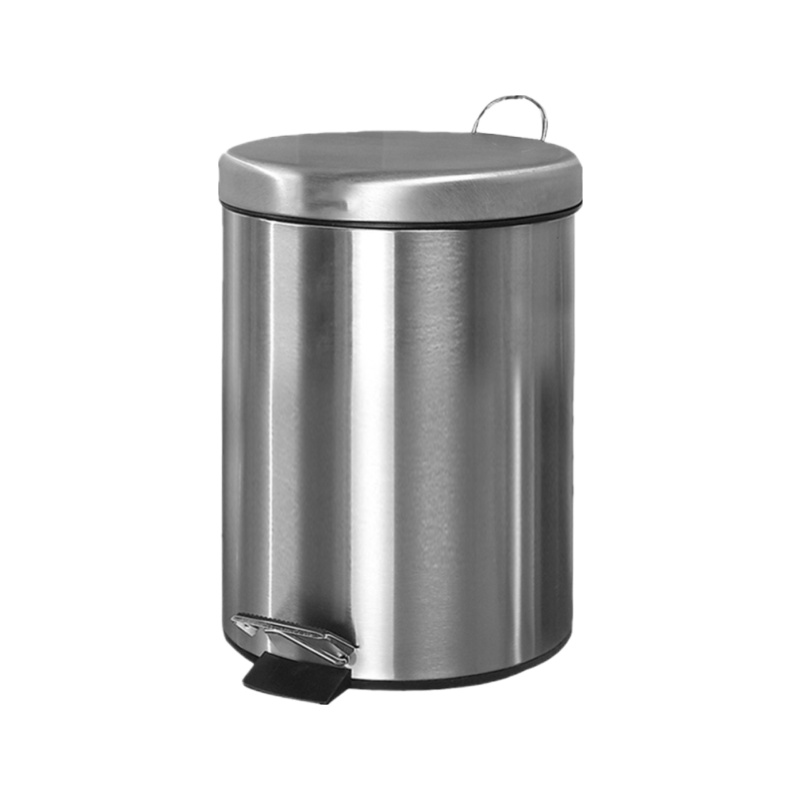 不锈钢脚踏式垃圾桶