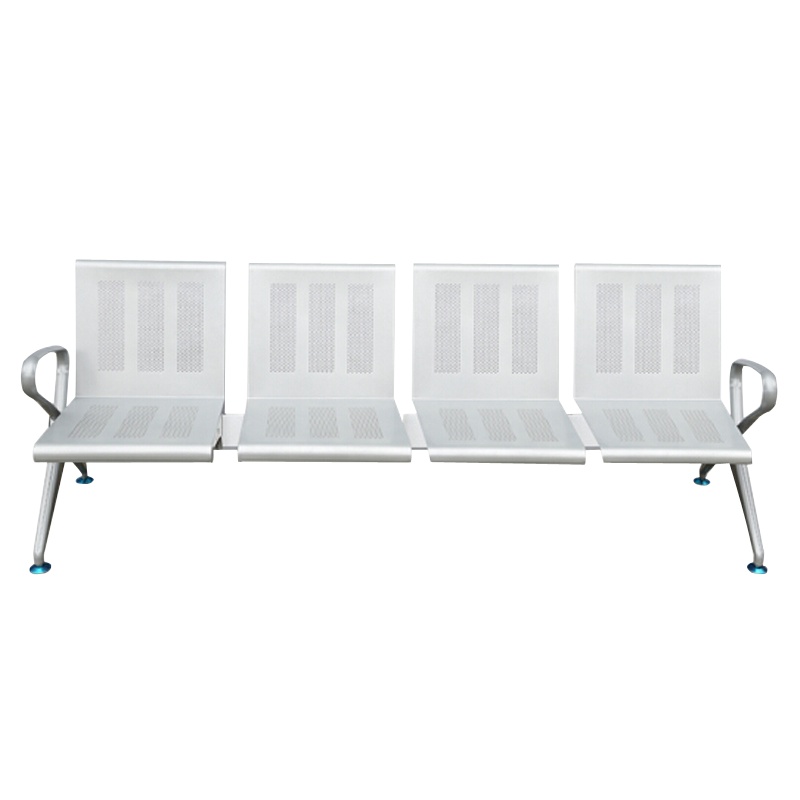 瑞丰杰-不锈钢四人位加厚款车站银行机场椅候车椅长椅子公共座椅等候椅排椅不带垫RJ-PY20