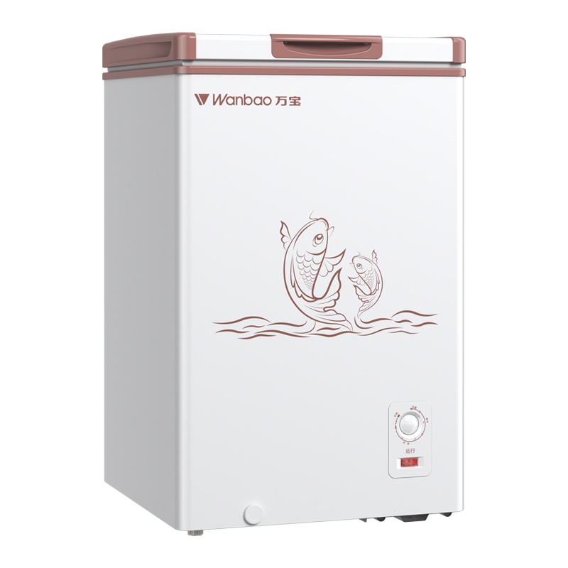 万宝(Wanbao) 100升卧式冷柜 小型家用冰柜顶开门一级能效节能断电保护母乳储藏迷你单温冷柜BC/BD-100DE