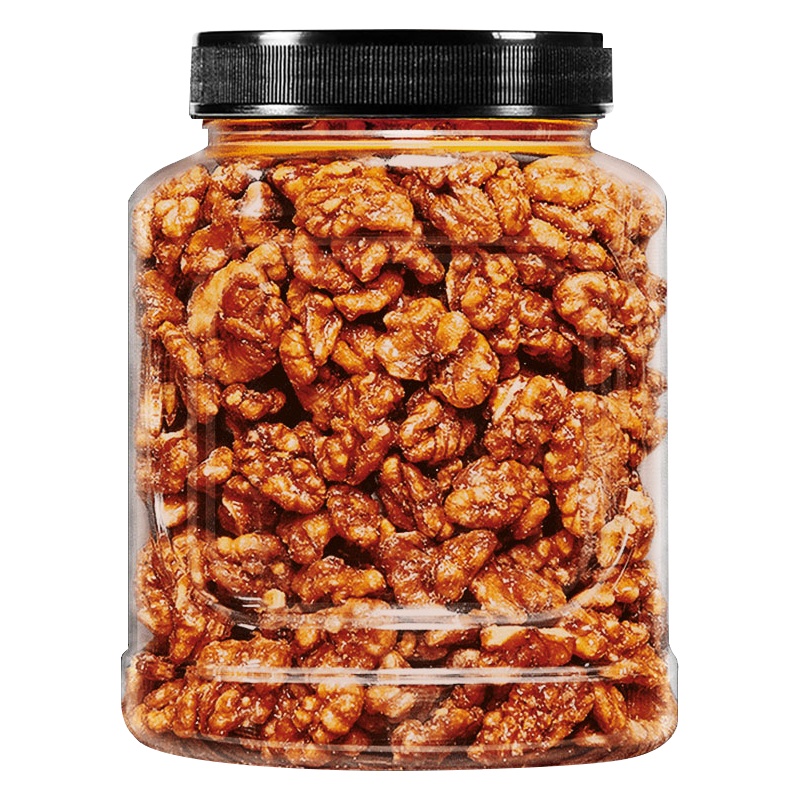 味克庄园琥珀桃仁420g 大核桃仁坚果免剥炒货 烘干坚果办公室零食美味休闲零食罐装