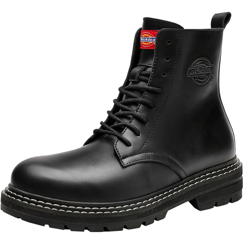 Dickies马丁靴8孔女靴新款短靴女显脚小马丁靴女英伦风拉链系带204W50LXS60