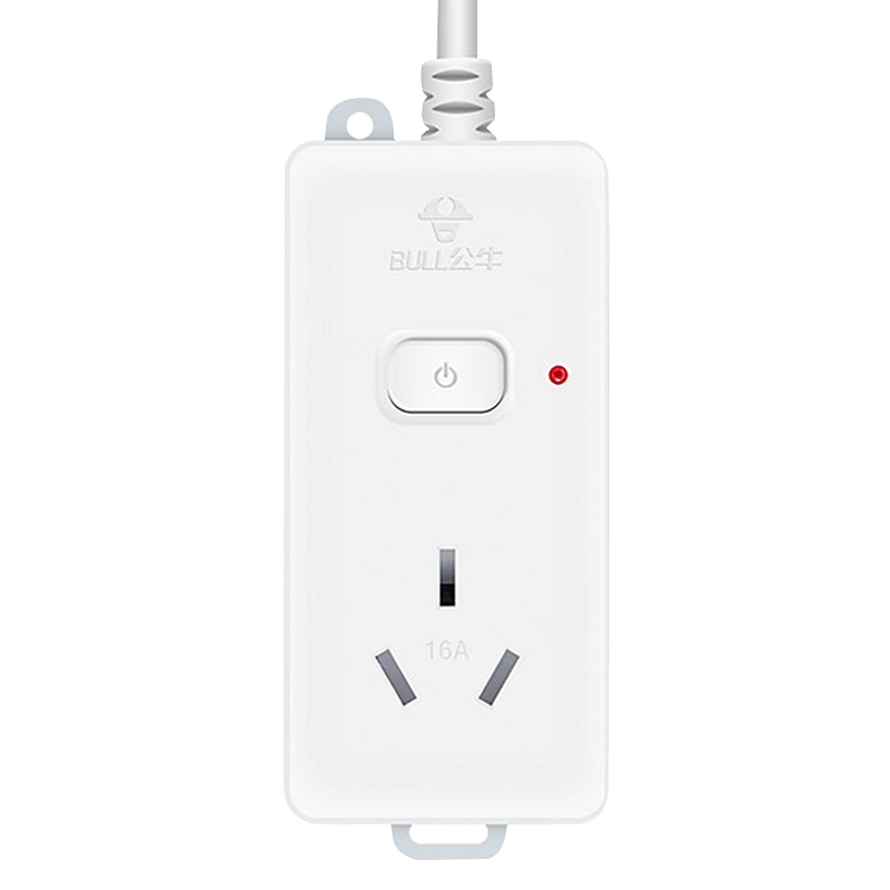 公牛16A插座转换器大功率拖接线板家用10a转16a空调热水器插排4000W