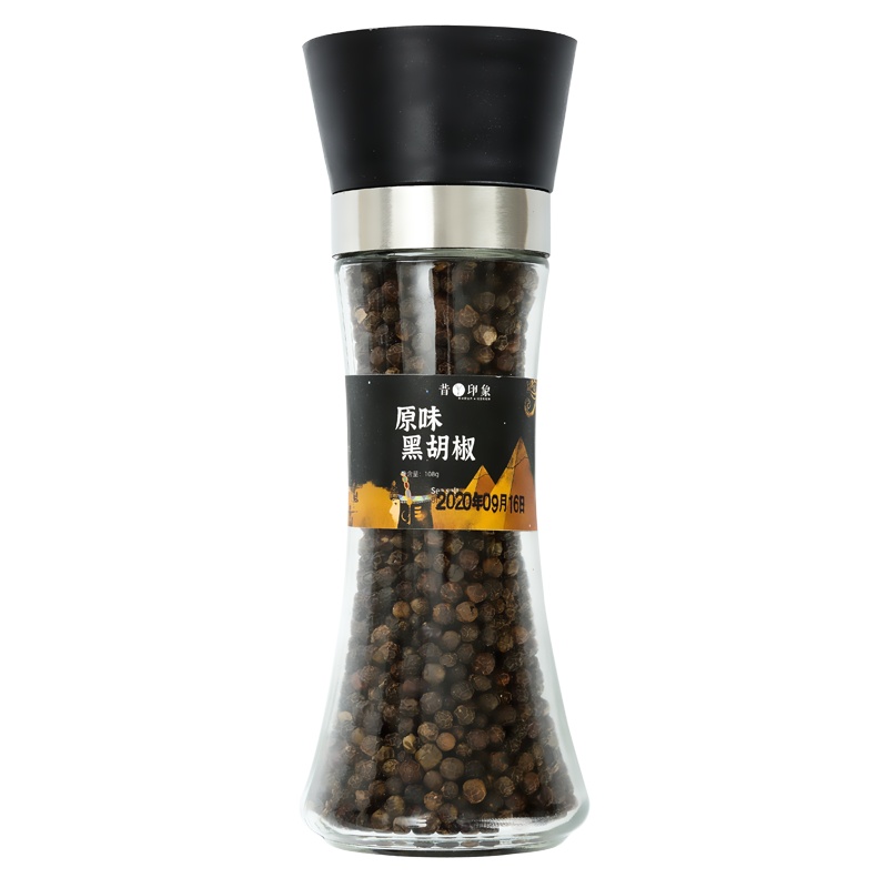 昔日印象原味黑胡椒粒研磨器黑胡椒方便面粉牛排调料胡椒碎混合调味料