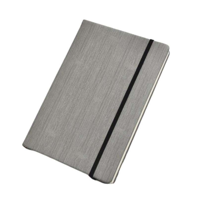 晨光(M&G) 笔记本子个性创意记事本简约手账本日记本a5商务笔记本 A5/25K-917灰色单本装