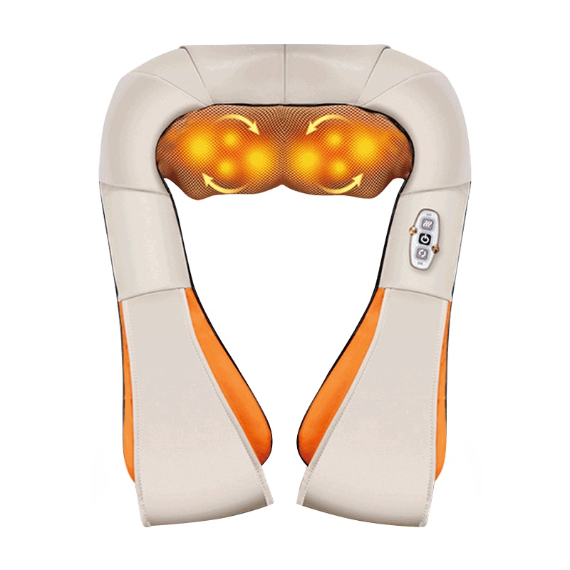 可孚肩颈椎按摩器发热颈部腰部肩膀部加热披肩多功能肩背揉捏按摩器Cofoe按摩器材器械