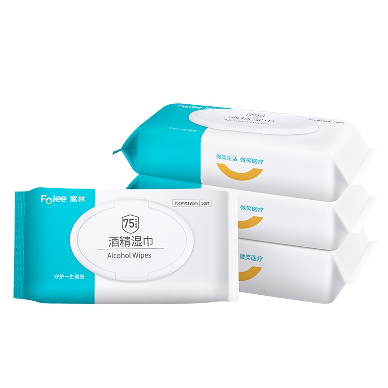 富林 酒精湿巾15cm*18cm(50片/包)