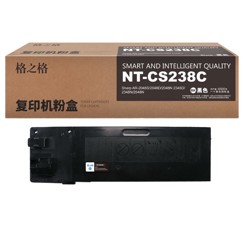 格之格 MX-238CT 粉盒 NT-CS236C 黑色 适用夏普1808 1808S 2008 2008D M2308D（单位：盒）
