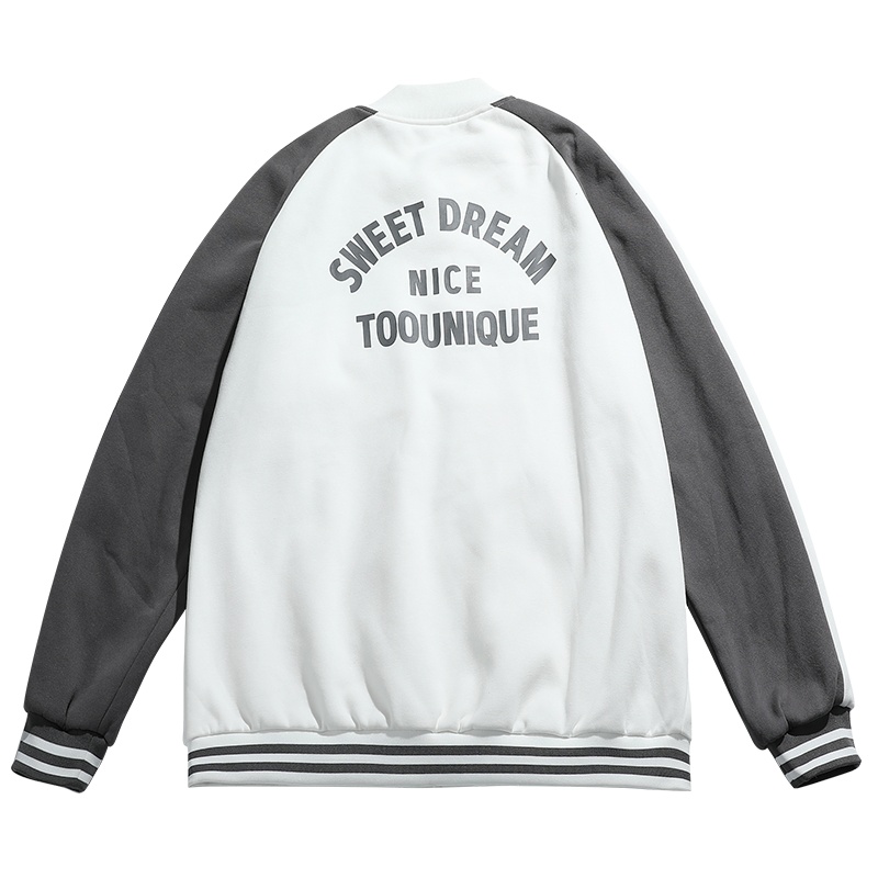 【直营】木林森(MULINSEN)秋冬潮牌撞色拼接棒球服外套夹克男户外休闲衣