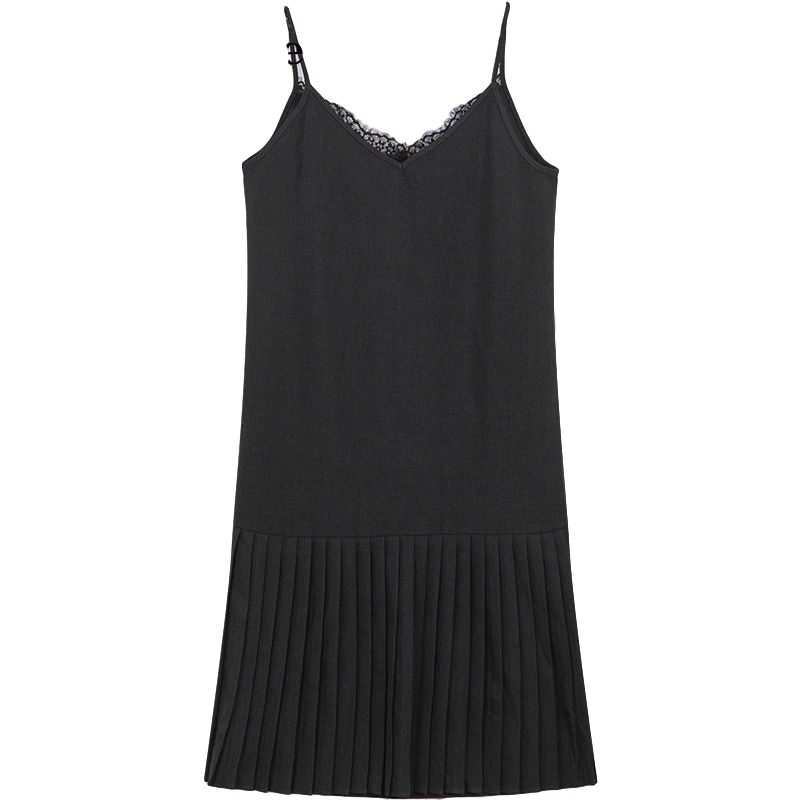 拉夏贝尔CANDIE’S秋冬显瘦韩版气质显瘦名媛连衣裙女士30073218