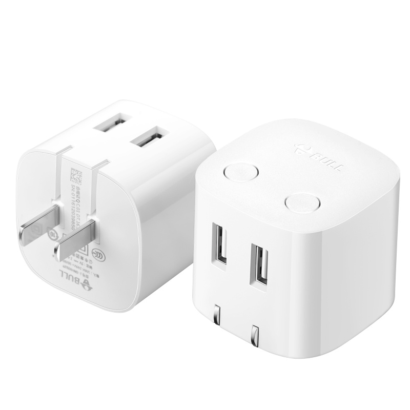 公牛开关插座面板多孔86型暗装墙壁开关12灰带一开五孔插座家用开关