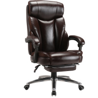 鑫金虎 办公家具老板椅头层牛皮办公椅总裁椅家用电脑椅转椅可躺可升降大班椅老板椅