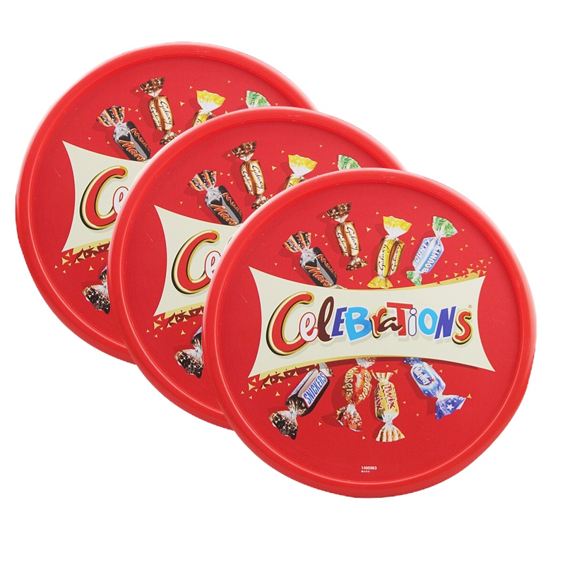 【3盒装】玛氏（Mars）麦丽素英国巧克力什锦糖果礼盒装650g 8种混合口味生日喜糖玛氏糖 新年礼物 情人节日期新鲜