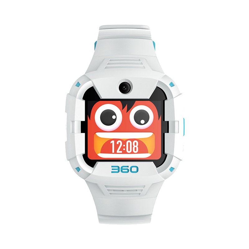360(360)电话手表X1 Pro 运动快充版 360青少年智能手表 4G智能语音视频安全定位防水腕式装备手机 白色