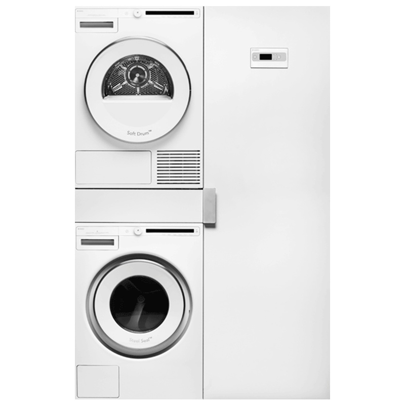 雅士高ASKO欧洲原装进口洗烘套装8+8kg洗烘+干衣柜组合经典四合一W2084+T208+DC7784+1153