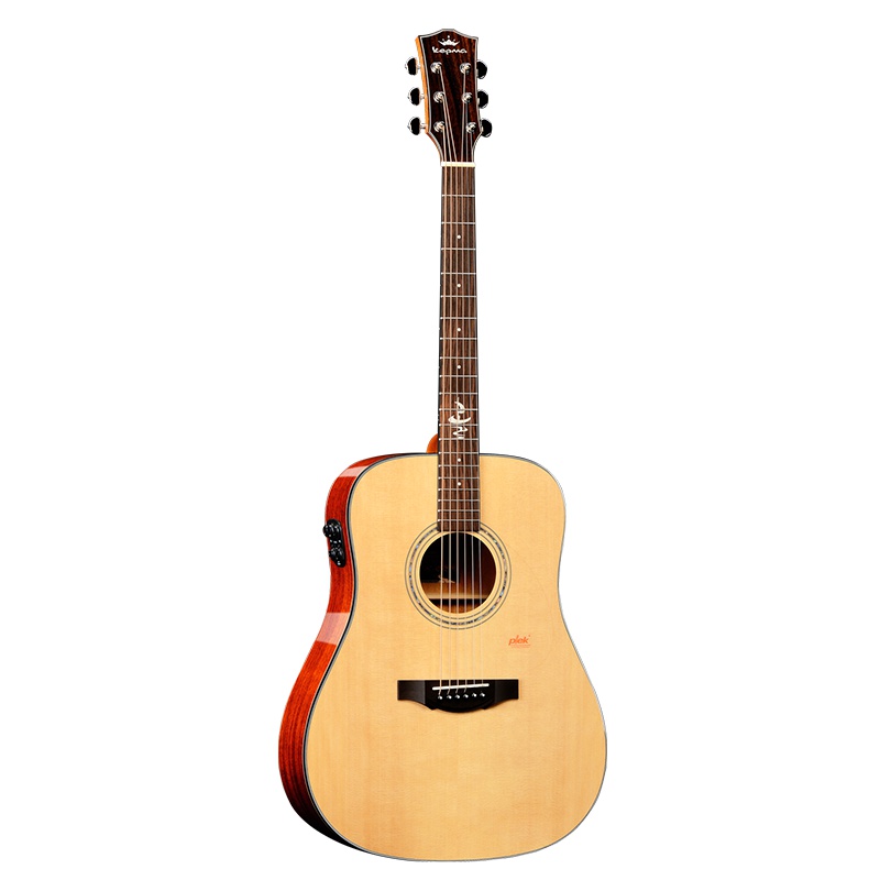 卡马(KEPMA)F1E-D加振吉他单板吉他电箱吉他指弹吉它jita原木色圆角41英寸