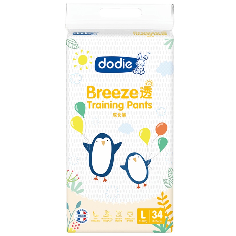 杜迪 Dodie Breeze 透 · 成长裤(L码)34片/包