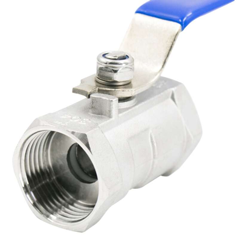 海斯迪克 gnjz-2038 一片式内螺纹球阀304不锈钢 一片式直通式丝扣球阀 DN25